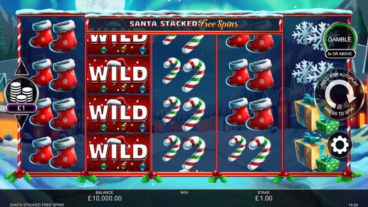 Santa Stacked Freespins