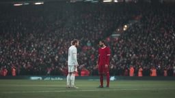 Kaks mängijat vastamisi Premier League mängus.